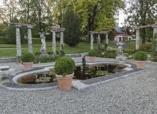 Fondation Brocher  Restauration et amnagement du jardin de lOrangerie, Hermance (GE) 